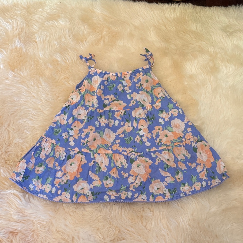 Janie and Jack Blue Floral Kids Dress